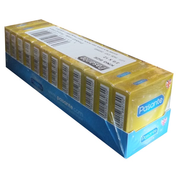 «King Size» 36 XXL-Kondome, 60 mm, 205 mm Länge, transparent (36 Kondome) 36 St