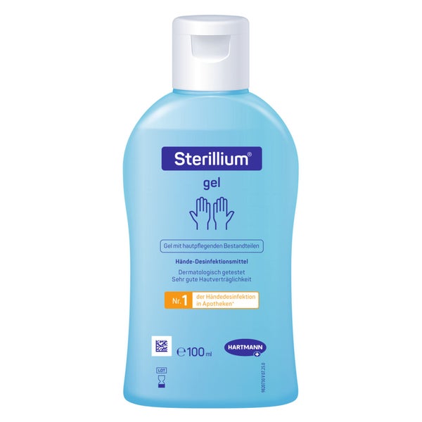 Hartmann Sterillium gel Händedesinfektion, schnell wirksam für unterwegs - 100 ml – Flasche 100.0 ml