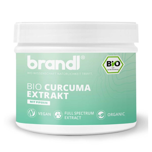 brandl® Bio Curcuma-Kapseln mit Curcumin plus Piperin für Bioverfügbarkeit 240 St