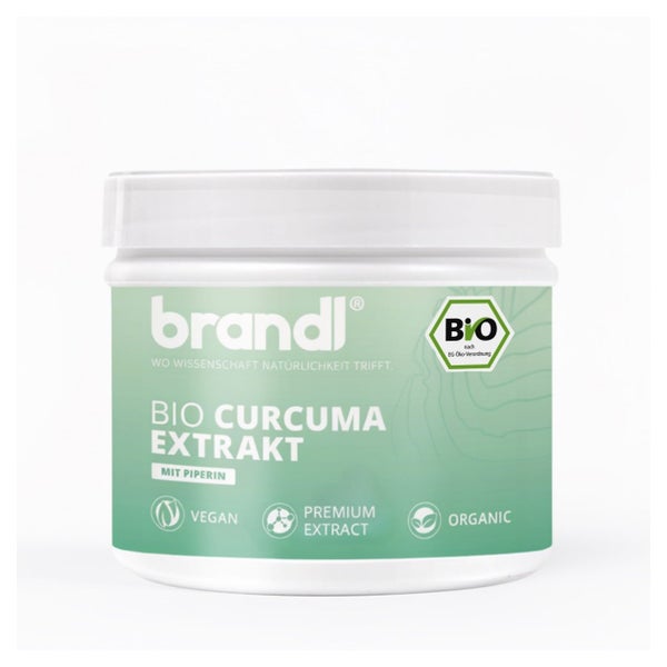 brandl® Bio Curcuma-Kapseln mit Curcumin plus Piperin für Bioverfügbarkeit 240 St