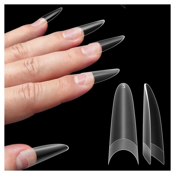 Nagelspitzen Russische Mandel Oval Acryl Russian Almond Half 1 St