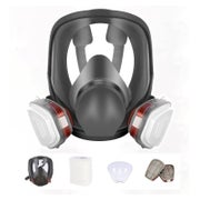 Vollgesichtsmaske Atemschutzmaske mit Filtern für Spritzlack 1 St