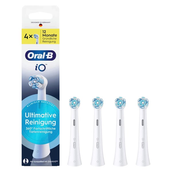 Oral B iO Ultimative Reinigung weiß Aufsteckbürsten 4 Stück 4 St