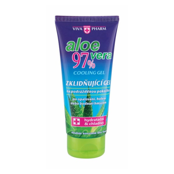 Vivapharm Aloe Vera Cooling Gel Zklidnujici Chladivy Gel Po Opalovani Holeni A Bodnuti Hmyzem 0,1 l