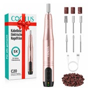 COSLUS  11 in 1 Profi Maniküre und Pediküreset Rosa 1 St