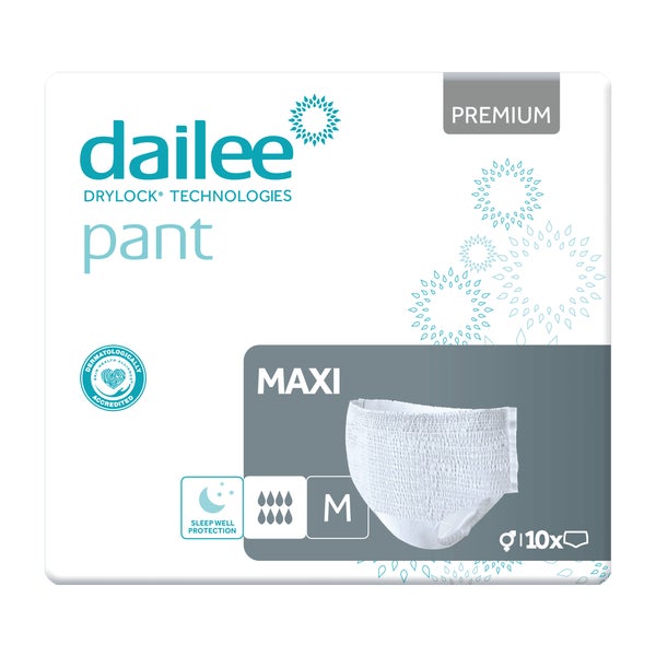 Dailee Inkontinenz Pants Maxi M, Windeln für Erwachsene 10 St