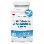 Bandini Glucosamin Chondroitin MSM mit Vitamin C Tabletten 366 St