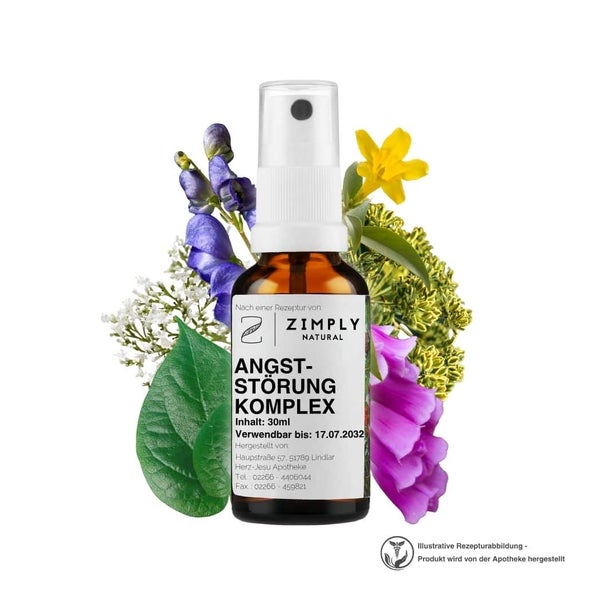 ZIMPLY NATURAL Angststörung Komplex - Pflanzenbasierte Rezeptur 30 ml