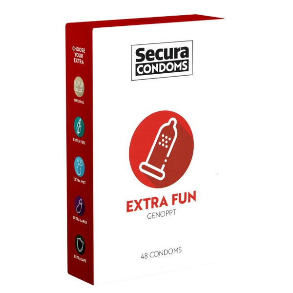 Extra Fun 48 genoppte Kondome (48 Kondome) 48 St