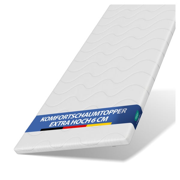 hERZtal CloudTop Topper 6 cm 200x200 cm