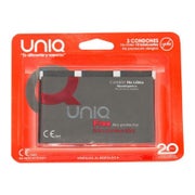 Uniq - Latexfreie Kondome mit Schutzring 3 St