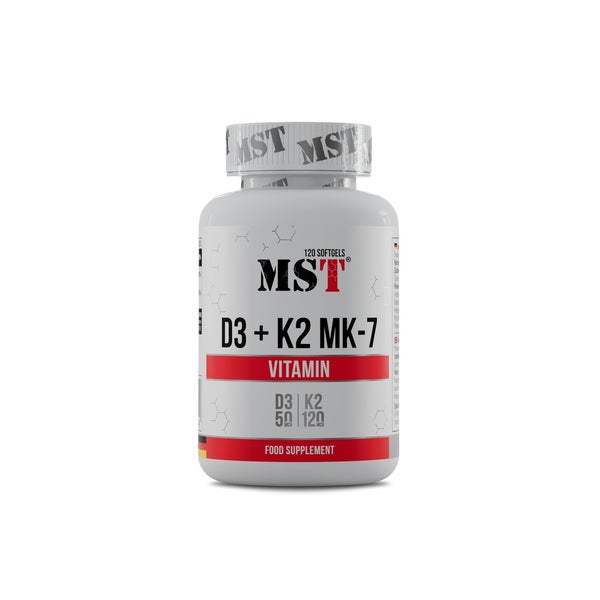 Vitamin D3 + K2 MK7 120 Caps 120 St