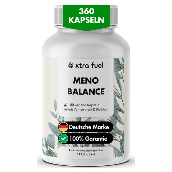XTRA FUEL Menopause Kapseln - Wechseljahre Yams Komplex 360 St