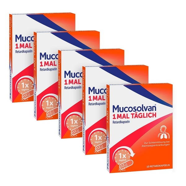 Mucosolvan Retard 5er Pack 5X10 St