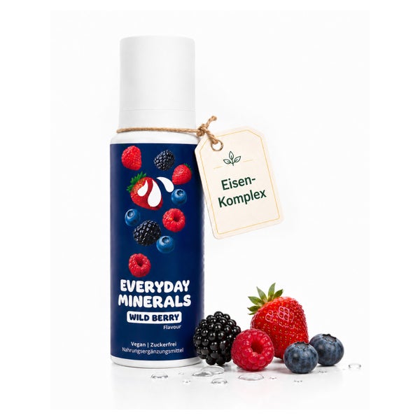 Everyday Minerals x Wild Berry – Eisen, Zink, Kupfer-Komplex 149 ml