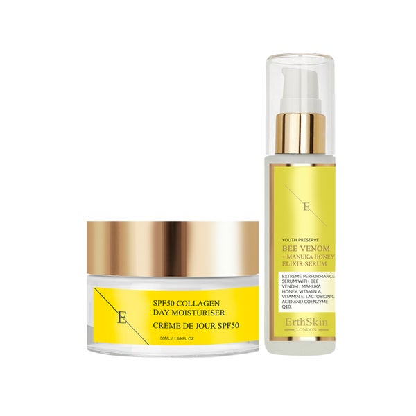 Bienengift + Manuka Honig Elixier Serum + Spf Kollagen Tagescreme Set 1 St
