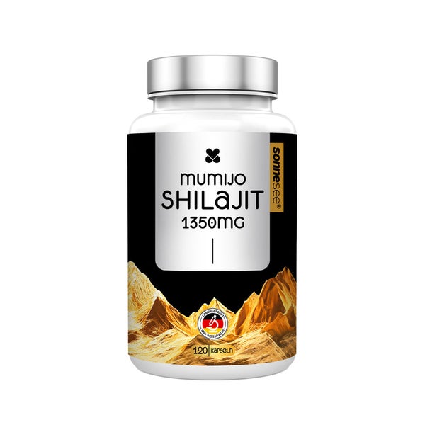 Sonnesee Shilajit – 1350 mg Hochdosiert pro Portion | Vegan 120 St