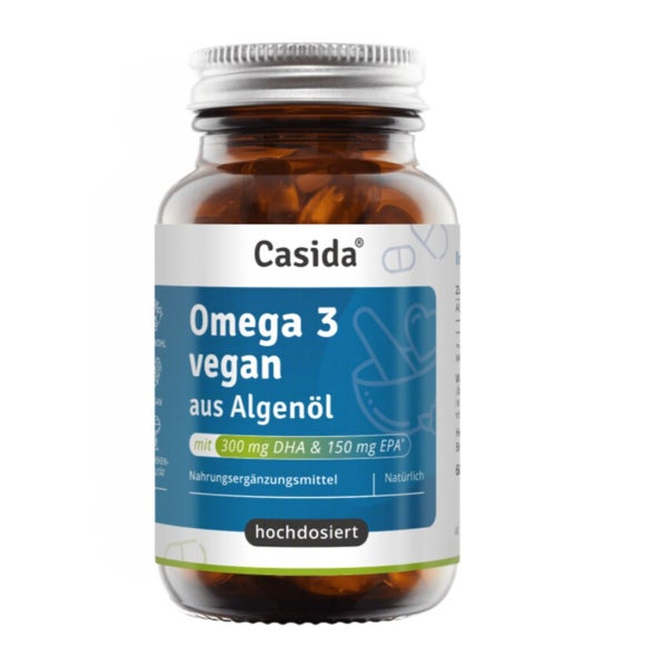 Omega-3 Vegan Algenöl Hochdosiert Epa Dha Kapseln 60 St
