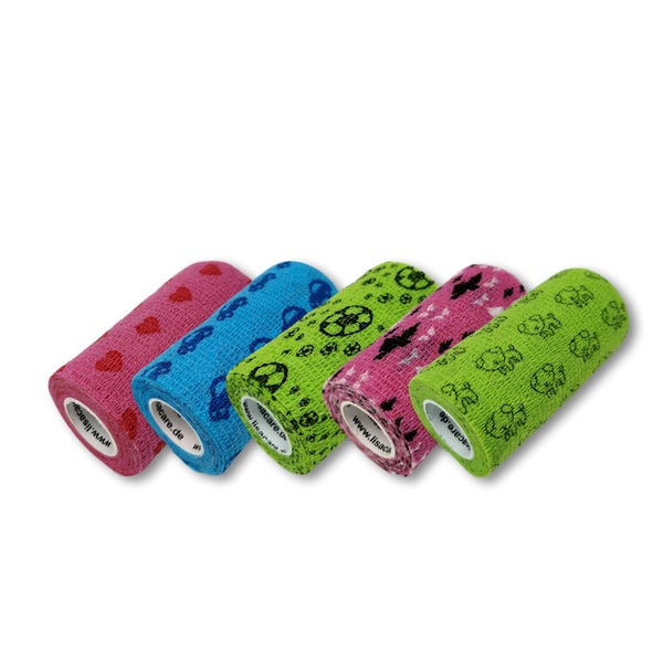 LisaCare Kinder Bandagen 10cm x 4,5m - Motivmix 5 St