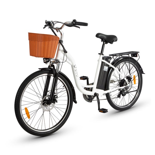 DYU C6 City-Elektrofahrrad mit Korb und 36V 12,5Ah Akku 1 St