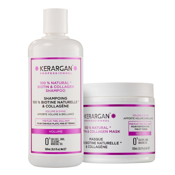 Kerargan - Volumen-Duo mit Biotin & Kollagen 1000 ml