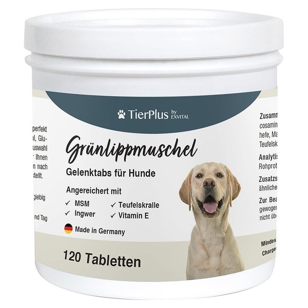 EXVital® Grünlippmuschel Plus - Gelenktabletten für Hunde 180 g