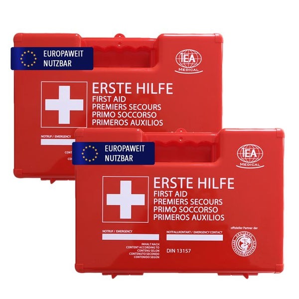 IEA Medical Erste-Hilfe-Koffer - DIN13157 - 2er Set 2 St