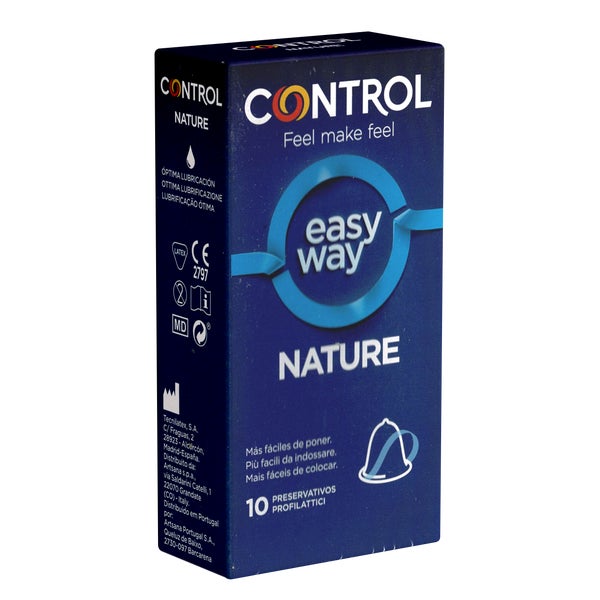 Nature Easy Way – 10 befeuchtete Kondome mit Applikator (10 Kondome) 10 St