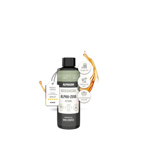 Alpha-Zegg Futteröl für Hunde 100 ml