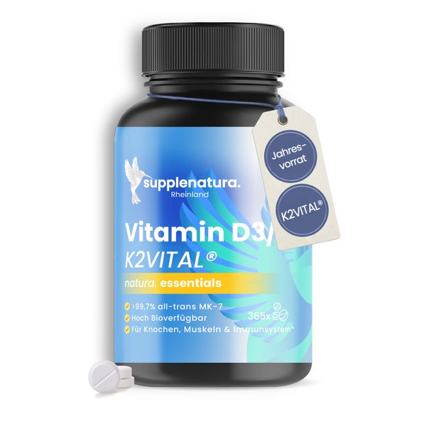 supplenatura® Vitamin D3 K2 Tabletten 365 St