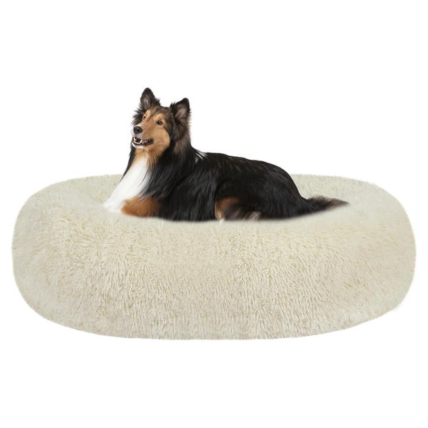Hundebett orthopädisches rund Hundekissen L 80 x B 80 x H 20 1 St