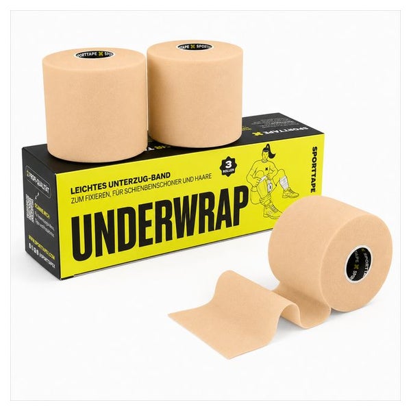 SPORTTAPEschaumstoff tape pre wrap – 7 cm x 27 m - Beige 3 St