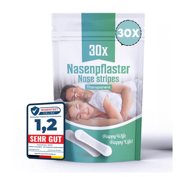 Perfekt-Schlafen24 – 30x transparente Anti-Schnarchpflaster 30 St