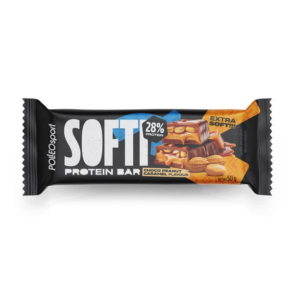 Polleo Softi Protein Bar, 50 g, Choco Peanut Caramel 50 g