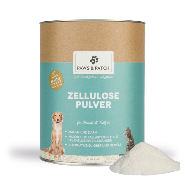 PAWS&PATCH ZELLULOSE Pulver für Hunde und Katzen 250 g