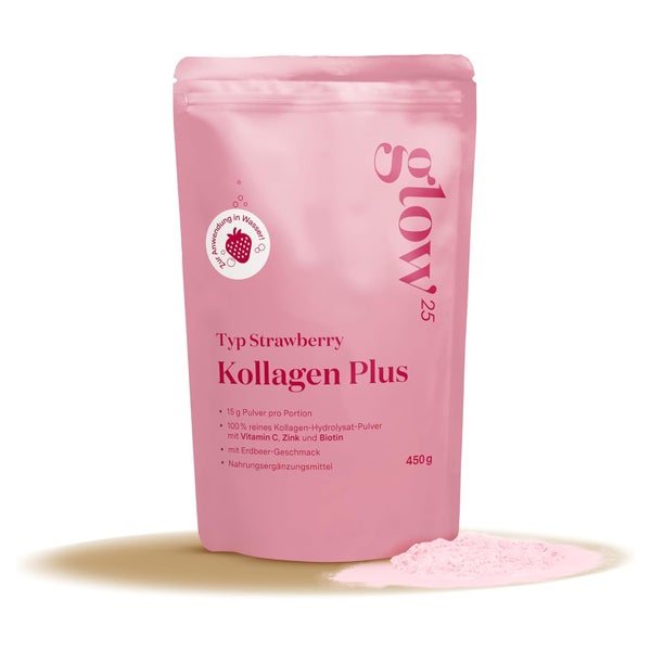 Glow25® Collagen Plus Strawberry Water 450 g