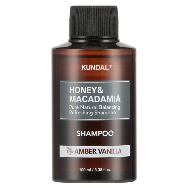 KUNDAL Honig & Macadamia Natur-Shampoo – Amber Vanilla 100 ml
