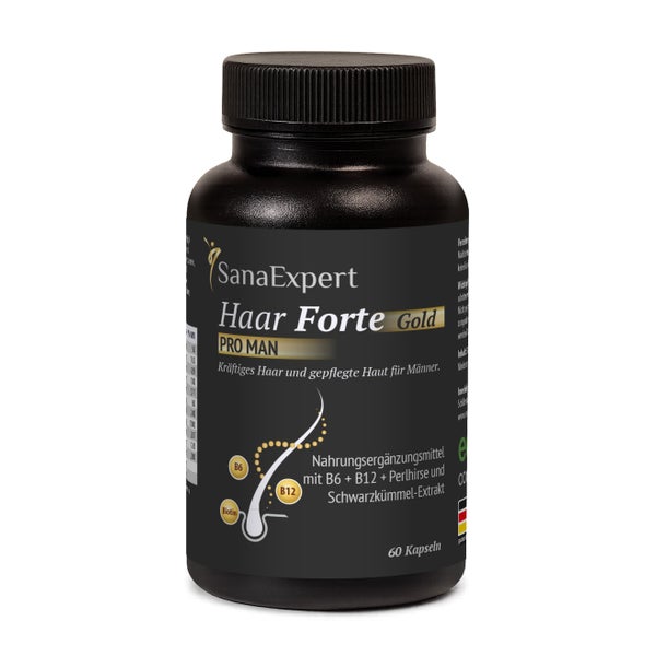 SanaExpert Haar Forte Gold Pro Man 60 St