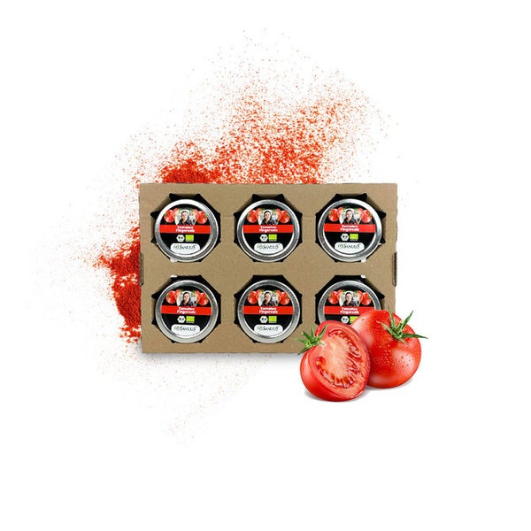 SANUUS® BIO Tomaten Gewürzsalz zum Kochen & Verfeinern 6x120g 720 g