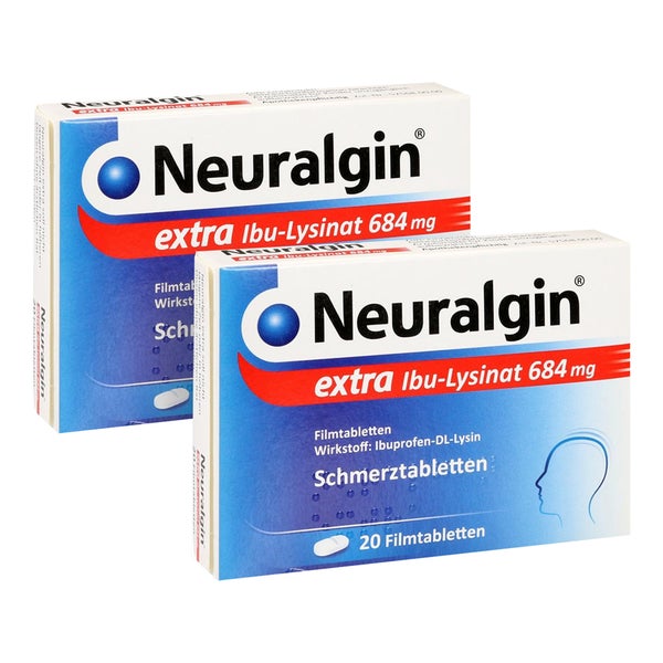 Neuralgin Extra Ibu Lysinat FTA Doppelp 2X20 St