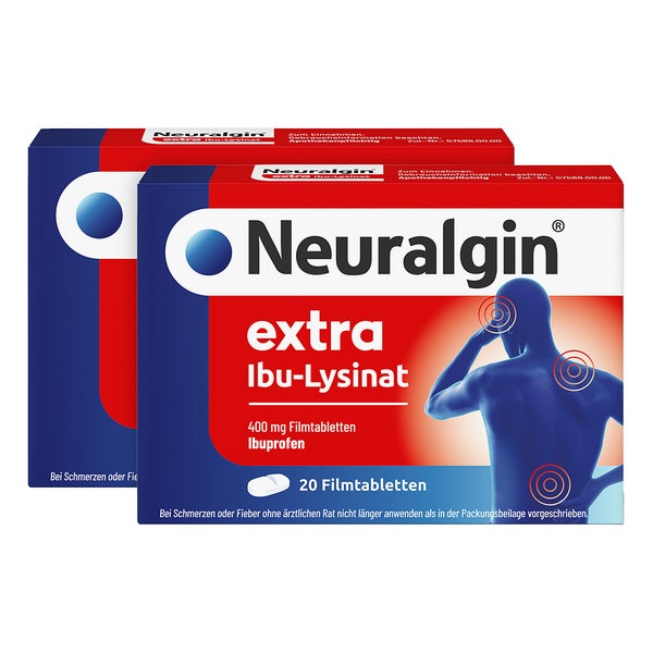 Neuralgin Extra Ibu Lysinat FTA Doppelp 2X20 St