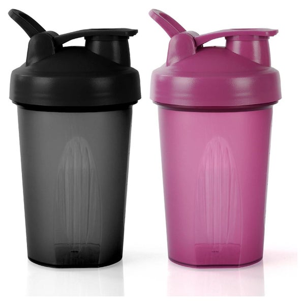 Shaker Eiweiß Protein Messskala Henkel 400ml Handhaben Schwa 1 St