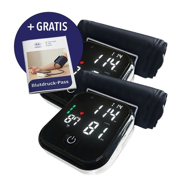 IEA Medical Blutdruckmessgerät Oberarm ZK-B882 - LED  - 2er Set 2 St