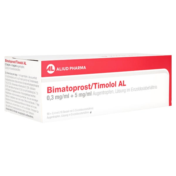 Bimatoprost/timolol AL 0,3 mg/ml + 5 mg/ 90X0,4 ml