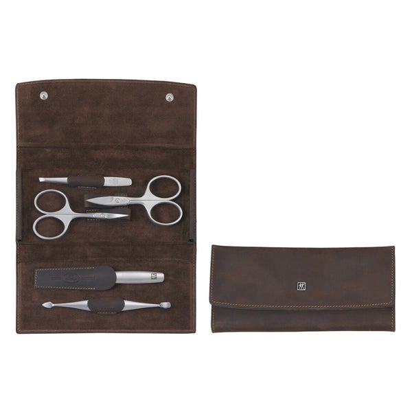 Zwilling Druckknopf-Etui Maniküre/Pediküre-Set braun (97407-007-0) 1 St
