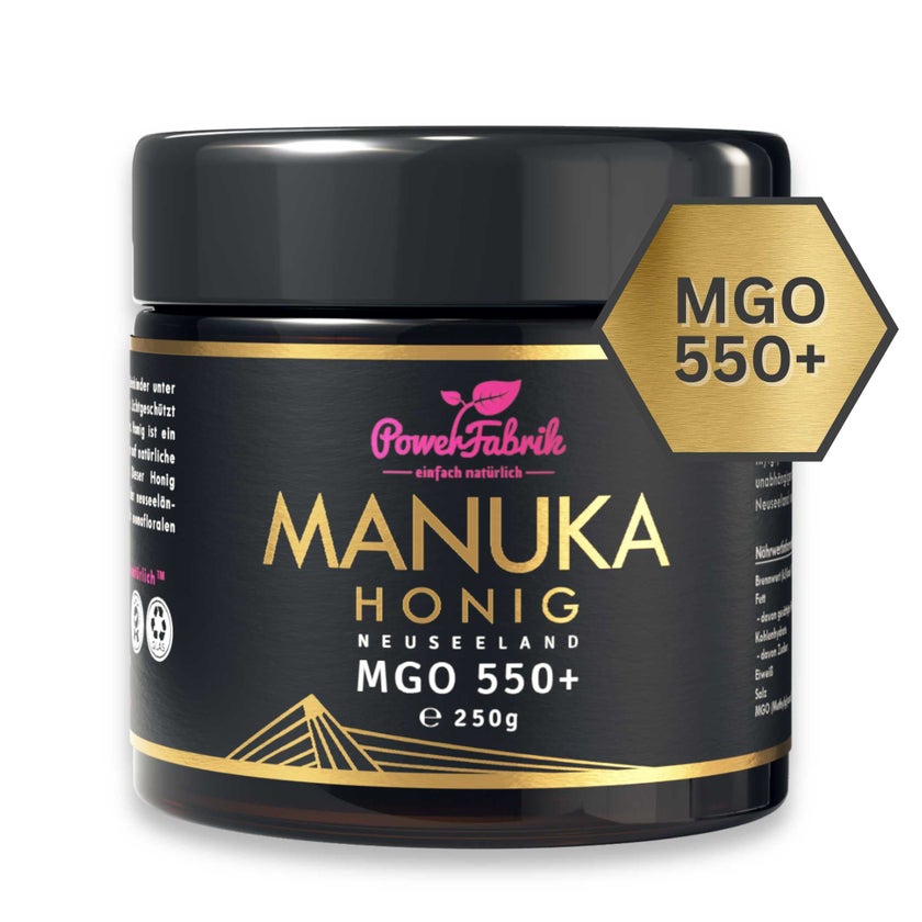 PowerFabrik Manuka Honig MGO 550+, im Glas