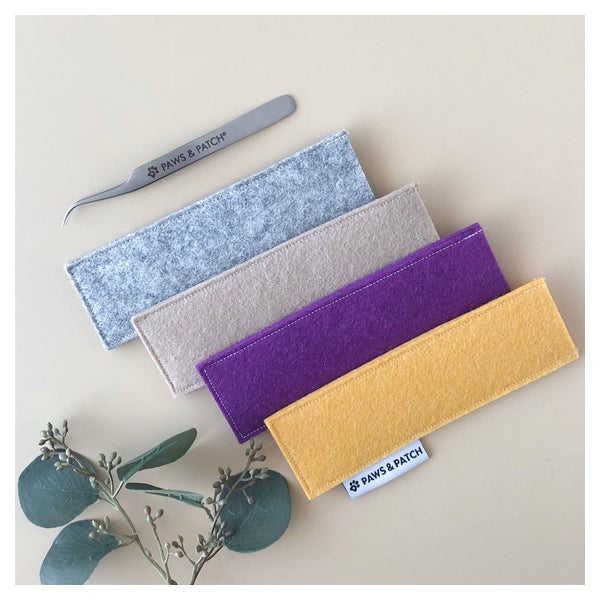 PAWS&PATCH Zeckenpinzette SILVY mit Etui in flieder 1 St