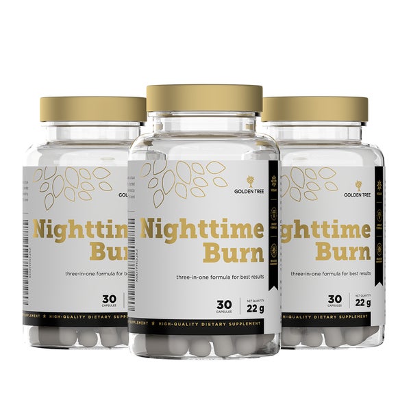 Golden Tree Nighttime Burn Nacht-Fettverbrenner  2+1 gratis 90 St