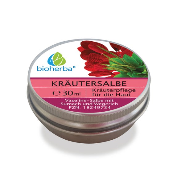 KrÄutersalbe Mit Sumach Und Wegerich 30 ml