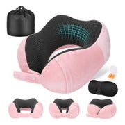 Nackenkissen Memory Foam Reisekissen verstellbar 1 St
